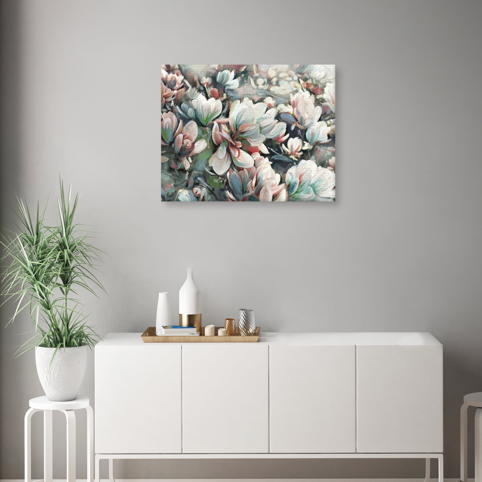 Jardin Colore by Studio Arts Canvas Art Print
