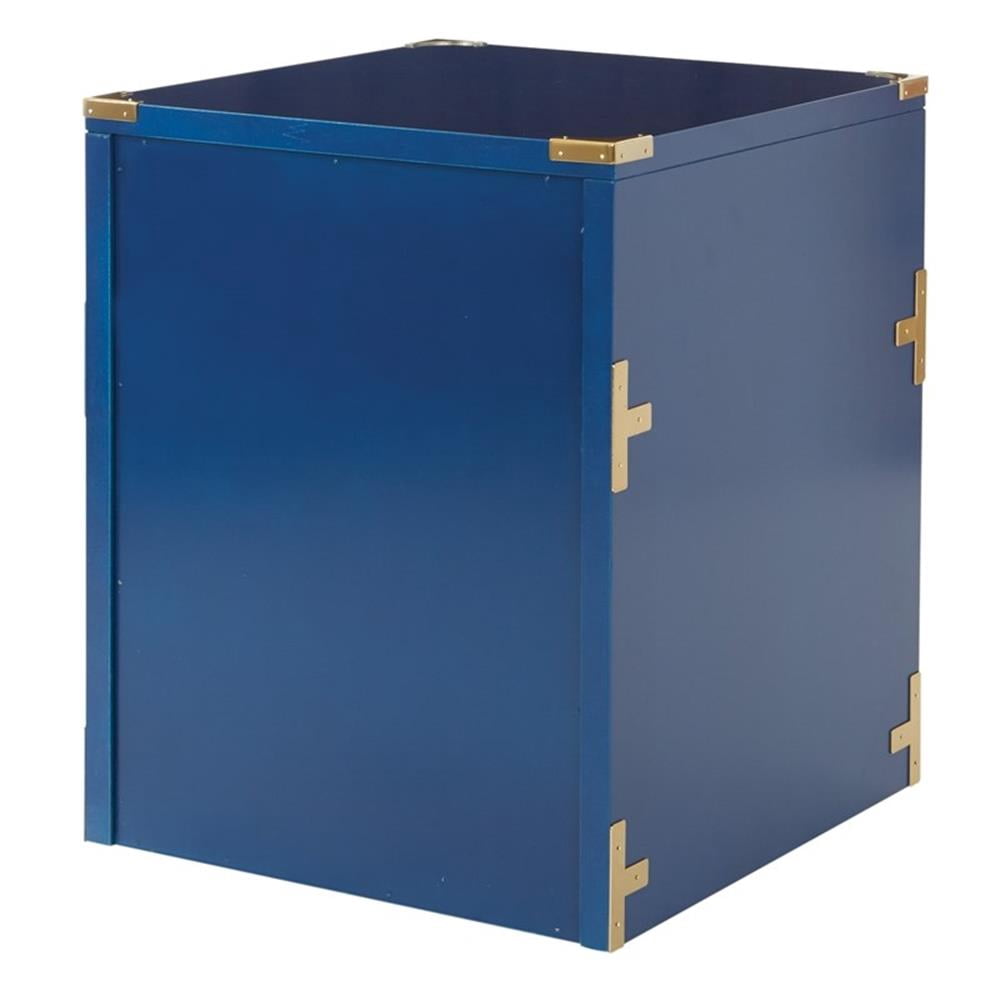 Pemberley Row Solid and Manufactured Wood Lapis Blue File Cabinet Rectangular Fully Assembled