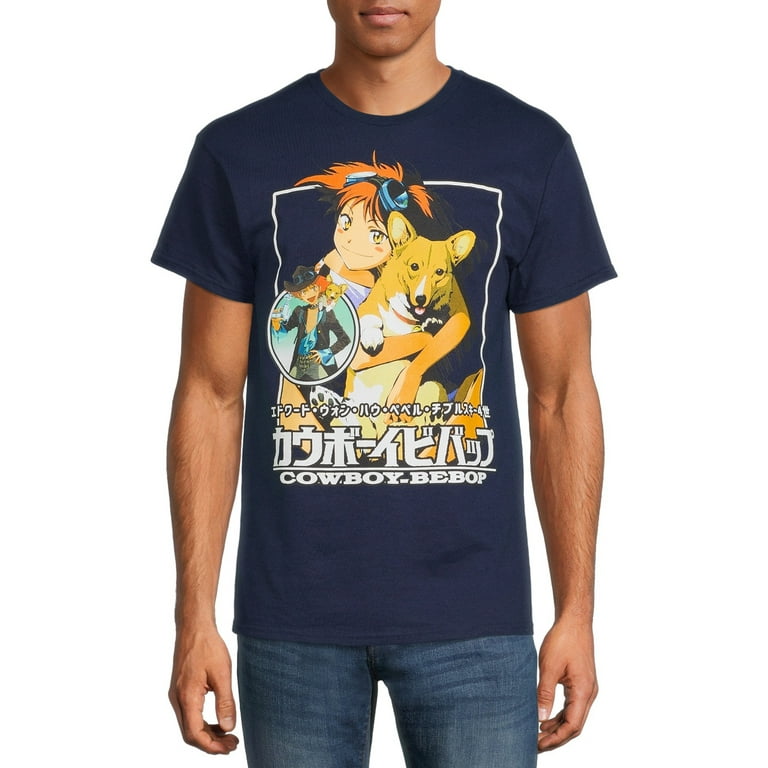 Cowboy Bebop Men's & Big Men's Anime Graphic Tees, 2-Pack Cowboy Bebop Men's & Big Men's Anime Graphic Tees, 2-Pack