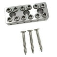 thumbnail image 4 of Puente de guitarra sin clavijero, cuerpo superior con almohadilla, reemplaza el retenedor, llave de ajuste, piezas superiores del puente fijo,, 4 of 9