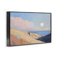 thumbnail image 2 of Stupell Industries Coastal Pink Hills At The Ocean Black Framed Giclee Art, 24 x 16, by Gina Kelly, 2 of 8