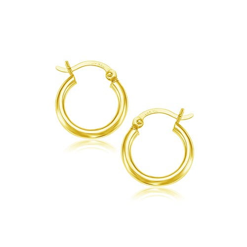 Jewels By Lux 14K Yellow Gold Small Soccer Ball Post Womens Earrings 8MM X 8MM Jewels By Lux 14K Yellow Gold Small Soccer Ball Post Womens Earrings 8MM X 8MM