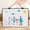 Black, variant on Dry Erase White Board,Portable Standing Magnetic Dry Erase Board Easel,Mini White Board for Home Office Classroom School Fridge and Locker Includes Marker & Magnet