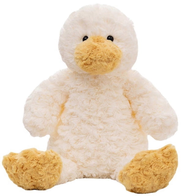Lindos peluches de pato SBSGV, suaves y blancos, ideales para abrazar, regalos para niños, Navidad, San Valentín, 45 cm.