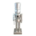 thumbnail image 1 of Figura de Cascanueces Navideño, Regalo de Navidad, Adorno de Mesa, Estatua Decorativa Plata, 1 of 9