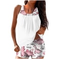thumbnail image 2 of Mifsaly Tankini Swimsuits for Women Two Piece Swimsuit Tankinis Floral Print Sleeveless Tankinis Top and Matching Shorts Beach Vacation Swimwear Set S, 2 of 6