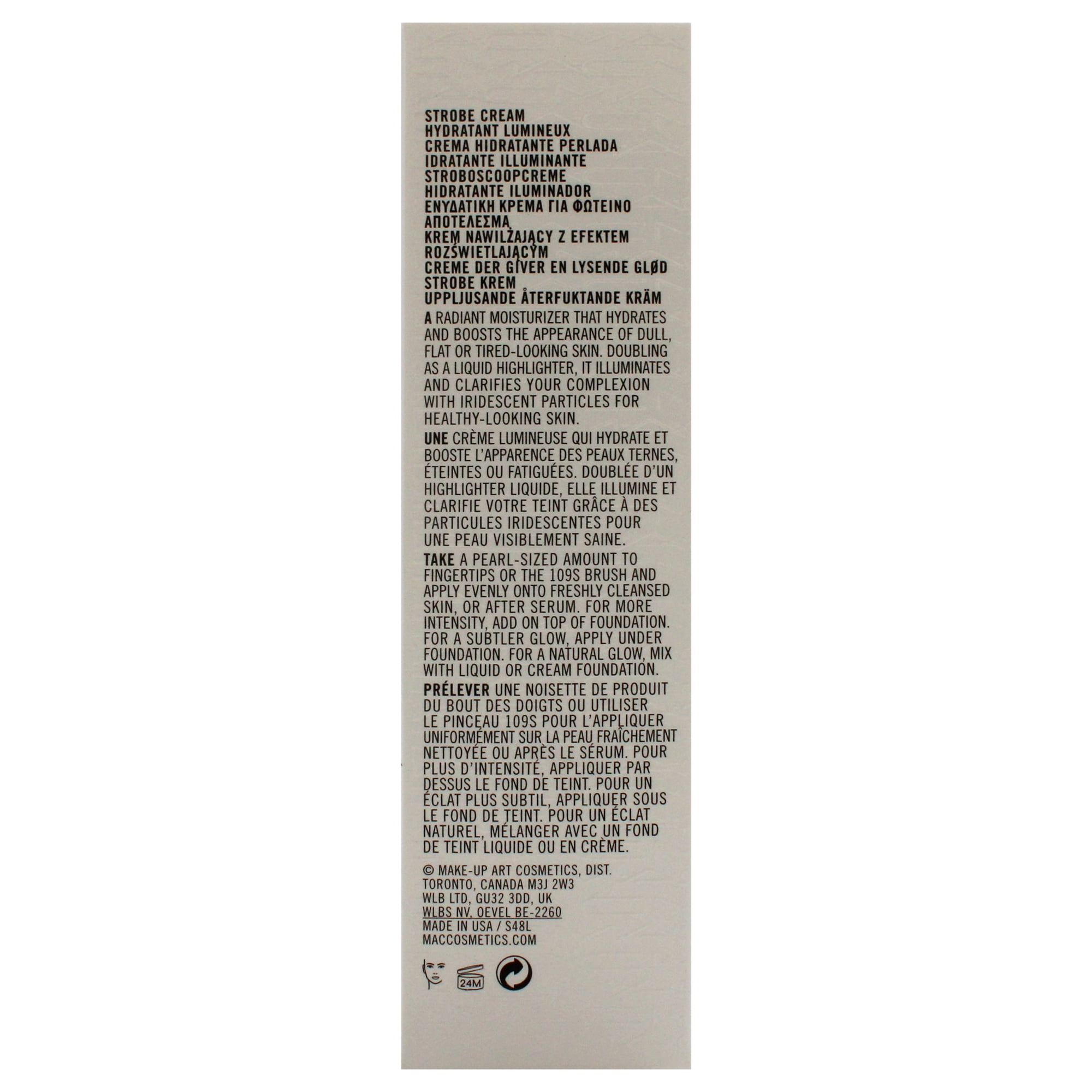 MAC Strobe Cream - Pink Lite , 1.7 oz Cream