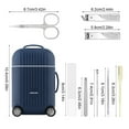 thumbnail image 2 of Mini Suitcase Manicure Set 8Pcs C - Nail Clippers Set Personal Clippers Stainless Clippers Fingernail Clippers Set Toenail Cutter Set Men’S Nail Clippers Women’S Nail Clippers Nail Clippers Kit, 2 of 8