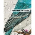 thumbnail image 5 of Pack of 2 Outdoor Pillow Covers, Floral and Blue Bird on Branches Retro Stamp Waterproof Square Throw Pillowcase Cushion Decorative Pillow Covers for Couch Patio Tent, 20x20 in, 5 of 6