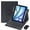 Black, variant on 360° Rotatable Trackpad Keyboard Case w/ Pen Holder for iPad Air 11" M2/M3,pink