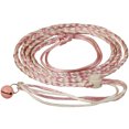 thumbnail image 1 of 4.59ft Small Animal Leash Adjustable Braided Rat Leash Hamster Leash with Bell, 1 of 10