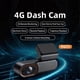 thumbnail image 2 of 4G WIFI Dash Cam Mini CAR DVR Front and Rear Dual Lens with 1080P Black Box Room Parking Monitor Nig, 2 of 5