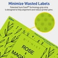 thumbnail image 5 of Avery Printable Rectangle Labels, Bright Green, 4.75" x 7.75", 40ct, 5 of 11