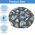 thumbnail image 4 of Topchances Papasan Chair Cushion, 47 inch Overstuffed Round Papasan Chair Cushion Only, Thicken Papasan Seat Cushion, Leaves, 4 of 10