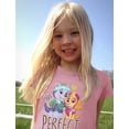 thumbnail image 3 of Paw Patrol Shirt Toddler Girls Skye Everest Nickelodeon Shirt Perfect Team Wow pink 3T, 3 of 5