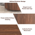 thumbnail image 3 of ANPOO Round Lift Top Coffee Table with Storage, 34.6" Fluted Center Table for Living Room, Modern Circle Drum Table, Mid Century Furniture for Small Space, 3 of 7