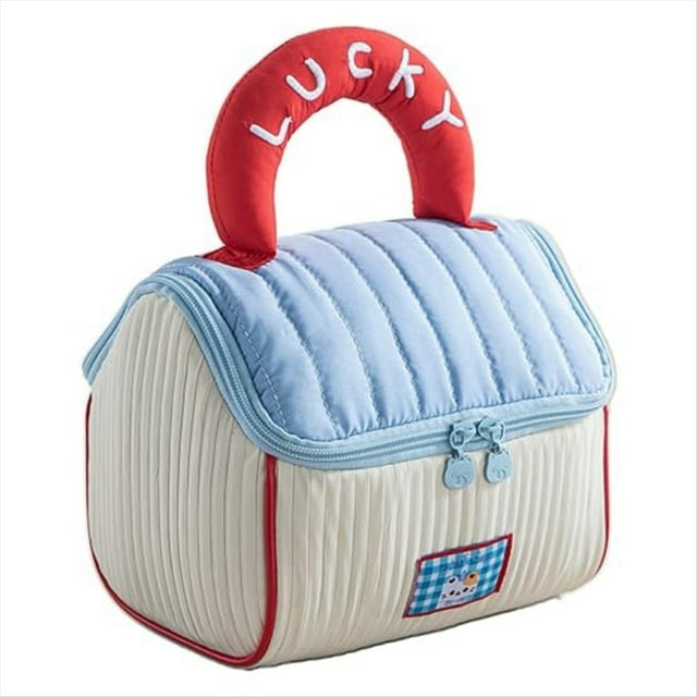 Bolsa de Cosméticos de Estilo, de Gran Capacidad, Portátil, de Mano, para Viaje, con Clasificación y Almacenamiento A