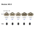 thumbnail image 2 of M0.6 Pinion Gear Set 3.175mm (1/8") Shaft 29T 30T 31T 32T 33T Aluminum Alloy Motor Gears for RC Car (5 Packs), 2 of 5