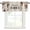 Brown Beige, variant on Sweet Home Rod Pocket Curtain Valance, Western Stars Bird Houses Farmhouse Retro Farmhouse Window Valance for Living Room, Bedroom, Kitchen 42"W x 18"L