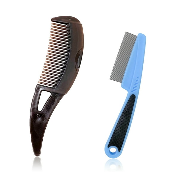 YUHUINCZRY Fine Tooth Adult Hair Comb, Dandruff Removal, Ideal for Travel, Psoriasis Comb