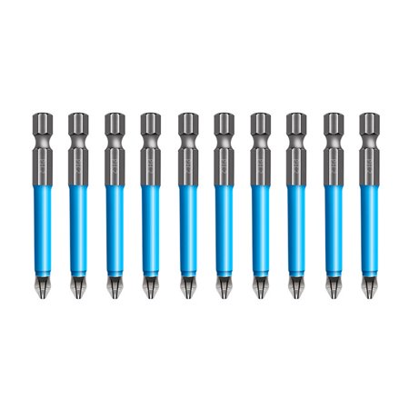 

Ekeka Clearance ! 10pcs Screwdriver Bit Cross Head Home Electric Drill Magnetic PH2 Anti Slip Work