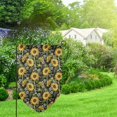 thumbnail image 2 of Wukai Sunflowers Print Garden Flag 12.5x18 Inch Double Sided Sun-resistant Rain-resistant, Wrinkle-resistant Colorfast(Only Flag), 2 of 6