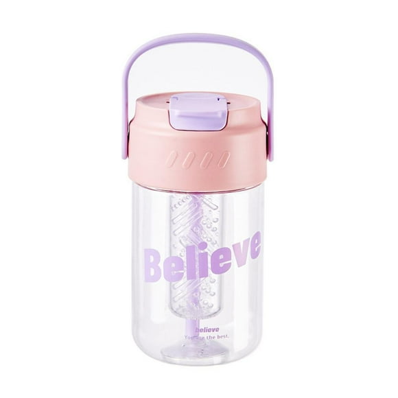 SharkTRUE Botol Air Plastik, Kalis Bocor, Kapasiti Mudah Alih, Cawan Besar, Alat Minuman, Sesuai untuk Aktiviti Luar, 600 / 800ml,