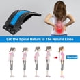 thumbnail image 4 of Adjustable Back Massager   Back Stretcher 4 Level Spine Stretcher with Silicone Strip & Magnet Points Back Trainer for Relieving Back Pain Sciatica, 4 of 9