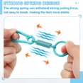 thumbnail image 4 of Keychain Clips with O Rings, Quick Release Key Chain Rings Spring Double Ring Holder, 4 of 5