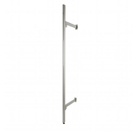 - Econoco - KF7 - Rectangular Tubing Deluxe Chrome Outrigger Display - Sold in Pack of 4