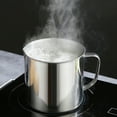 thumbnail image 2 of Bacon Grease Container, 1.4l Kitchen Stainless Steel Oil Container Can With Strainer And Anti-Slip Coaster Tray For Store Meat Frying Oil And Cooking Grease Storage, 2 of 9