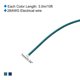 thumbnail image 2 of Cable de conexión de PVC de 28 AWG 3.0m/10ft, cable eléctrico flexible de cobre estañado trenzado azul verde, 1mm, 2 of 5