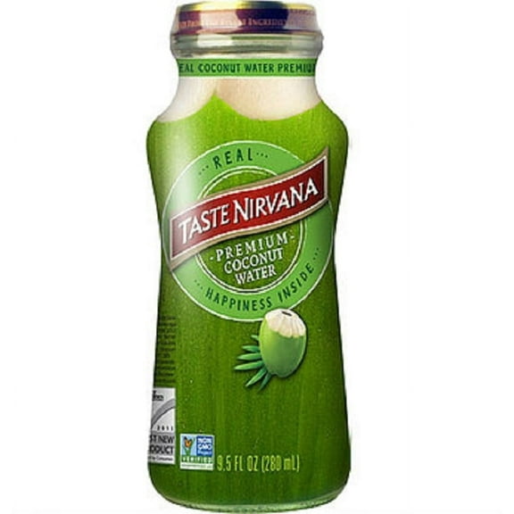 Taste Nirvana Real Premium Coconut Water, 10.14 Oz (Pack of 12)
