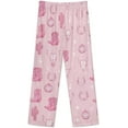 thumbnail image 5 of Top-kevin Cowboy Boots Cacti Women's Long-Sleeve Shirt And Full-Length Bottom Pajama Set, 5 of 12