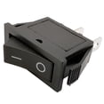 thumbnail image 5 of Allume On-Off Rocker Switch 2 Position SPST 16A for Treadmill 240Vac Car Dash Boat 12V Black, 5 of 5