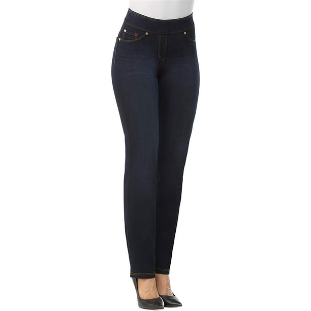 NYGARD Nygard Womens Luxe Denim Slims Core Annual Straight Leg Jeans