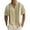 Beige, variant on Lumtrix Mens Casual Summer Cotton Button Down Short Sleeve Shirts Cuban Camp Guayabera Beach Tops Dark Gray L
