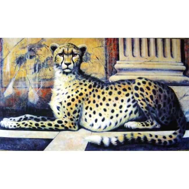 Custom Printed Rugs DM 10 Cheetah Door Mat