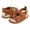 Brown, variant on Kids Soft Sole Anti-Slip Sandals Crib Shoes Infant Summer Shoes Baby Toddler Sandals