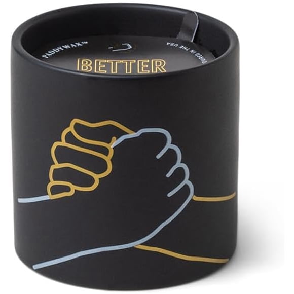 Paddywax Impressions Artisan Hand-Poured Scented Candle, 5.75-Ounce, Better Together (Incense & Smoke)