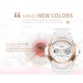 thumbnail image 4 of Mirar SMAEL 1632 Reloj deportivo elegante para mujer multifunción de cuarzo + reloj de pulsera digital electrónico para mujer 50M Reloj informal a prueba de agua con cronómetro / retroiluminado / alar SMAEL Mirar, 4 of 7