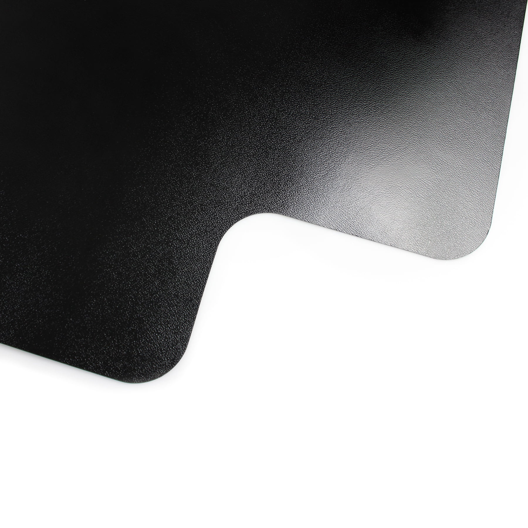 Advantagemat® Black Vinyl Lipped Chair Mat for Hard Floor - 36" x 48" (Shipped Rolled)