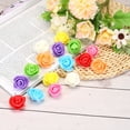 thumbnail image 5 of Artificial Rose Flower Heads, Bright Blue PE Faux Flowers 1.38 Inch 250Pcs, 5 of 5