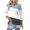 Dark Gray, variant on biudgviw Top for Women Turndown Collar 3/4 Sleeve Trendy T Shirts Dressy Plus Size Casual Tee Work Office Fall Tunic Blouses
