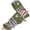 Army Green, variant on Daznico Winter Gloves, Autumn Winter Open Toe Knit with Patchwork Embroidery for Warm Mittens Style Touchscreen Friendly Cozy