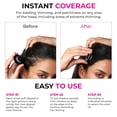 thumbnail image 5 of VELO Hairline Powder Root Touch Up, Instant Conceals Grays and Hair Loss, Quick Root Cover Up, Hair Fibers for Thinning Hair, 13 Shades for Women & Men, Long Lasting Formula (Black), 5 of 8