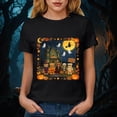 thumbnail image 6 of Ahadesign Women Oversized Tshirt Halloween Shirts Womens Witch Tshirts They Missed One Shirt Spooky Tee Tops (Black,L), 6 of 9