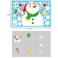 thumbnail image 2 of Christmas Window Snowflake Clings Sticker Ceiling Decoration Double-Side Removable Window Decals for Party Holiday Supplies, 2 of 5
