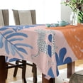 thumbnail image 4 of Yayeee Tablecloths for Rectangular Tables 60 x 108 inch Party Table Cover, Pink Leaves, 4 of 6
