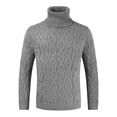 thumbnail image 1 of EGNMCR Chandails à Col Roulé pour Hommes, Couleur Unie, Col Montant, Chandails à Col Roulé pour Hommes, Chandails à Col Roulé pour Hommes, Chandail, Cadeaux pour Hommes, 1 of 4